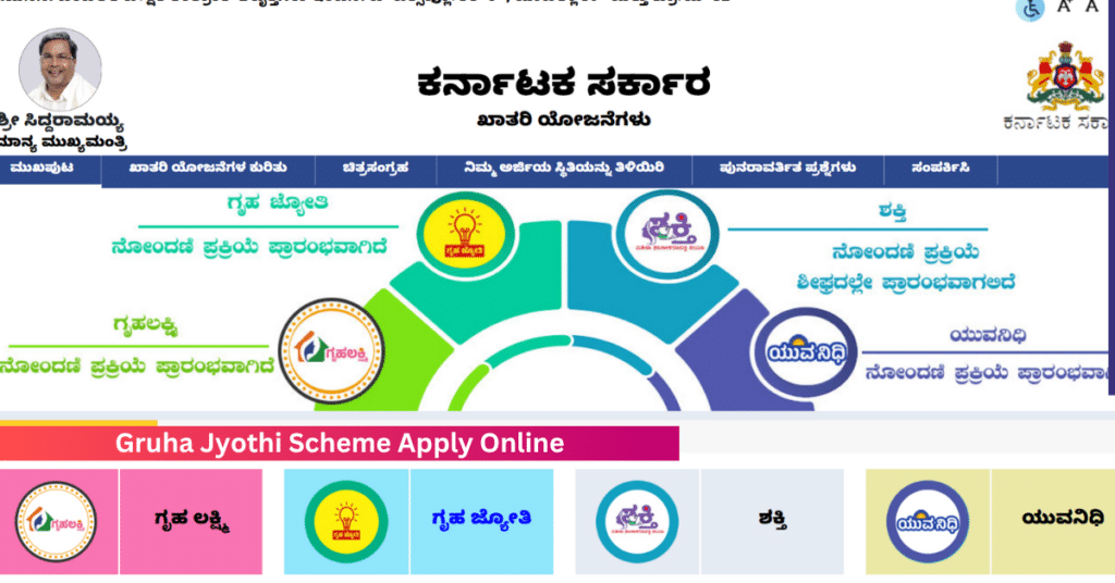 Gruha Jyothi Apply Online – Step-by-Step Registration Guide Karnataka Gruha Jyothi Scheme Apply Online – Step-by-Step Guide